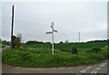 Fingerpost on junction, Kettleburgh