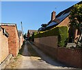 Side lane in Stonehouse, Gloucestershire