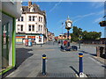 Clock on Station Road, Colwyn Bay