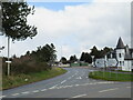 NH9023 : Road junction at Carrbridge, near Aviemore by Malc McDonald