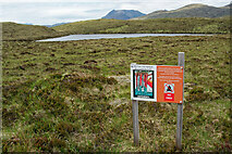 NC1808 : Fire risk warning by the path to Cùl Beag by Julian Paren