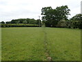 The Tandridge Border Path near Staffhurst Wood