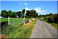 Small bend along Todds Road