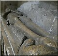 SO8932 : Tewkesbury Abbey - Tomb of an unknown knight by Rob Farrow