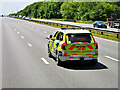 Rolling Road Block on the M5 near Tytherington