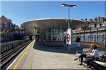 TQ2584 : West Hampstead Underground Station by Robin Stott