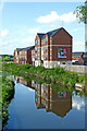 Canalside apartments in Kidderminster in Worcestershire