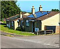 Rooftop solar panels, Bramble Lane, Stonehouse, Gloucestershire