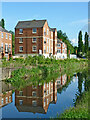 Canalside apartments in Kidderminster, Worcestershire