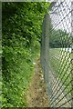 Bridleway along a fence