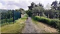 Bridge providing footpath over Carlisle-Newcastle railway line