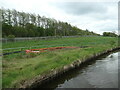 Security fences, construction site, Trentham