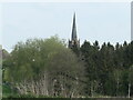 The spire of Brewood church