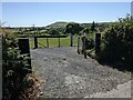 A gateway in Llwyn-y-fynwent