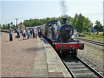 SO6302 : Train readying for departure from Lydney Junction by Robin Webster