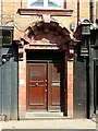 SJ5799 : Former Co-operative hall entrance, Ashton-in-Makerfield by Alan Murray-Rust