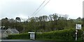 Bus shelter on A485 in Lledrod