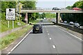 SJ3251 : Bridge over the A483 at Junction 6 (Mold Road) by David Dixon