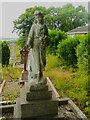 Memorial statue in the graveyard of St Mary