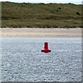G9075 : Red buoy off Murvagh Point by Gerald England