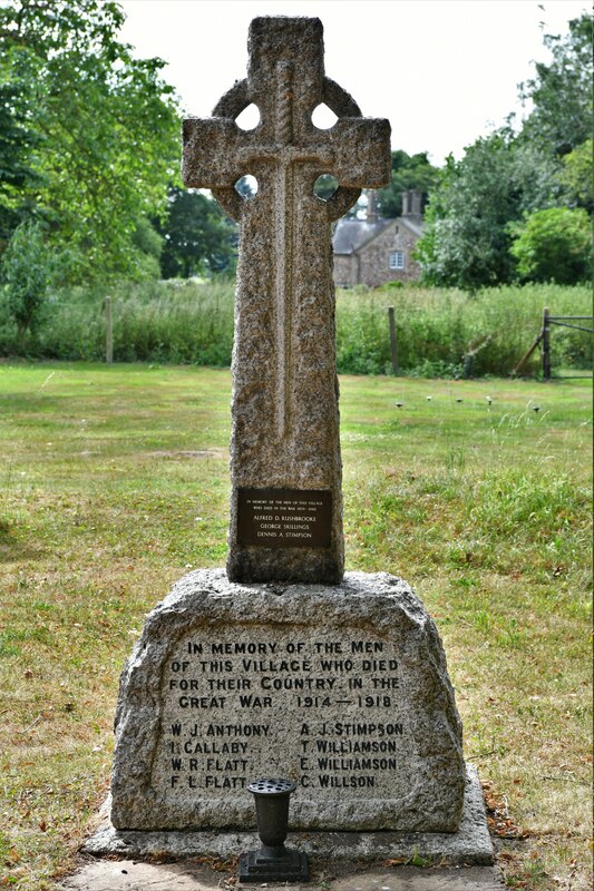 Shouldham Thorpe, St. Mary's Church: War... © Michael Garlick Cc-by-sa ...