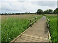 SY9992 : Boardwalk in Upton Country Park, near Poole by Malc McDonald
