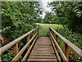 Footbridge along the North Worcestershire Path