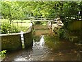 Private footbridge over stream, Dark Lane