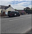 Vote Independent notice on a van, Llantarnam, Cwmbran