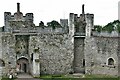 TM2863 : Framlingham Castle: Gatehouse and Tower 13 by Michael Garlick