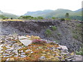 Quarry edge at Pen-yr-Orsedd