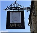 Sign for the Royal Sun public house