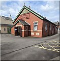 Hall in use as a polling station, Llantarnam, Cwmbran