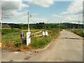 Footpath 21/2 on the driveway to the former North Bierley Sewage Works