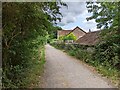 Strawberry Line cycleway, Winscombe, looking north