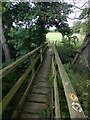 Old footbridge on the Shropshire Way