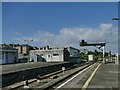 SX4755 : Plymouth station - signalbox by Stephen Craven