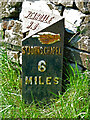 Old milepost on the A689 at Hare Law (2)