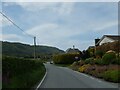 Road into Llangorwen from east