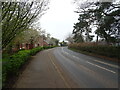 Bend in Oldwood Road (A4112)