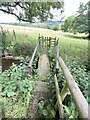 Footbridge over stream