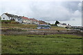 View across saltmarsh to The Promenade