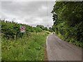 Marsh Lane, heading south to Cherhill