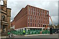 Glasgow University construction site