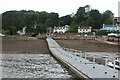 Landing stage, Hazelbeach at low tide