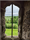 SO4108 : Raglan Castle - view out of a window by Robin Webster