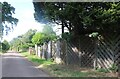 The road to Ware Park Estate