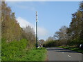 Phone mast beside Pearl Lane (B4194)