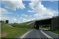 A483 bridge over A4811, east of Newtown