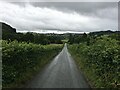 Minor road near Abernaint